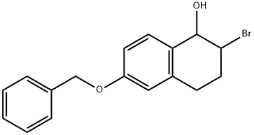 1-Naphthalenol, 2-bromo-1,2,3,4-tetrahydro-6-(phenylmethoxy)
